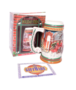 Vintage 1997 Budweiser Holiday Stein Home for the Holidays - $350.86 MXN