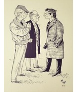 P. Bellocq Equestrian Caricature Wlm L. McKnight, John M. Schiff  Print ... - £15.72 GBP