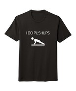 I Do Pushups High Quality Tri-blend Crewneck Shirt | Black - $471.01 MXN
