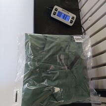 LL Bean 0AKC5 Men’s Green Hidden Hoodie Full Zip Nylon Jacket Size Medium image 9