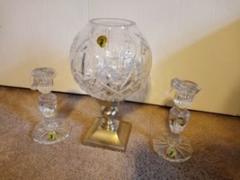 Waterford Crystal Jim O&#39;Leary Christianity Voltives Candel Holders Set of 3 LQQK - £96.51 GBP