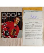 Goal Magazine Calif Golden Seals Chicago Black Hawks 11/13/74 Hockey Pro... - £11.79 GBP