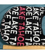Lake Tahoe Unbranded Tote Snap Closure Crossbody Canvas Purse Bag Black ... - $19.79