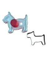 2 Scottie Dog Cookie Cutters One W/ Red Knob - $16.80 CAD