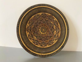 Antique Brass Infinity Star Footed Display Dish - $20.00