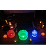 24 Pack Flameless Tealight Candles - 7 Color Changing Battery Operated - £15.63 GBP