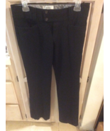 BANANA REPUBLIC WOMENS THE SLOAN FIT BLACK STRETCH PANTS - SIZE 6 - FREE... - $24.19