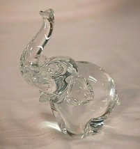 Elegant Paden City Elephant Clear Crystal Art Glass Animal Figurine 1916 ~ 1951 - £97.86 GBP