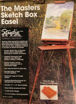 The Masters Sketch Box Wooden Easel, Studio RTA, Outdoor/Indoor, Table/S... - £58.08 GBP