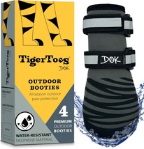 TigerToes Premium Neoprene Dog Booties for Winter - Grip - - £32.20 GBP