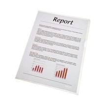 Esselte 54810 Standard Folder Plastic Cut Flush Copy-safe A4 -Clear, Pac... - $44.00