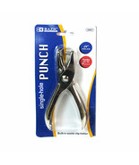 1 Paper Punch Plier Scissor Single Hand Hole Office Metal Puncher Scrapb... - £14.15 GBP
