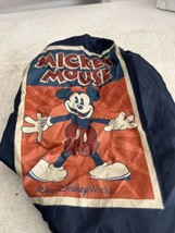Disney Mickey Mouse Walt Disney World Blue Drawstring Bag Mickey Mouse Minnie - $7.92