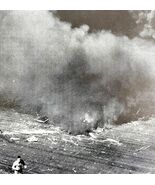 Japanese Kamikaze Plane Hit USS Ticonderoga 1945 WW2 Photo Print Militar... - $733.58 MXN