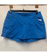INC Womens 14 Blue Curvy Cut Pockets Pull On Shorts RETAG DEF DE60 - $33.34 CAD