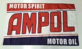 Ampol Motor Oil Banner Flag - Car Spirit Petrol Vintage Garage Workshop Mechanic - $17.00