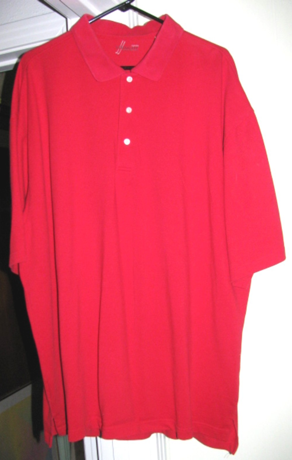 TOMATO RED Golf Shirt Sz XXXL Eleven Straight - $5.00