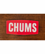 Authentic CHUMS (eyeglass retainer) Sticker 1 1/2 x 3 1/2 inch Red and W... - $45.38 MXN