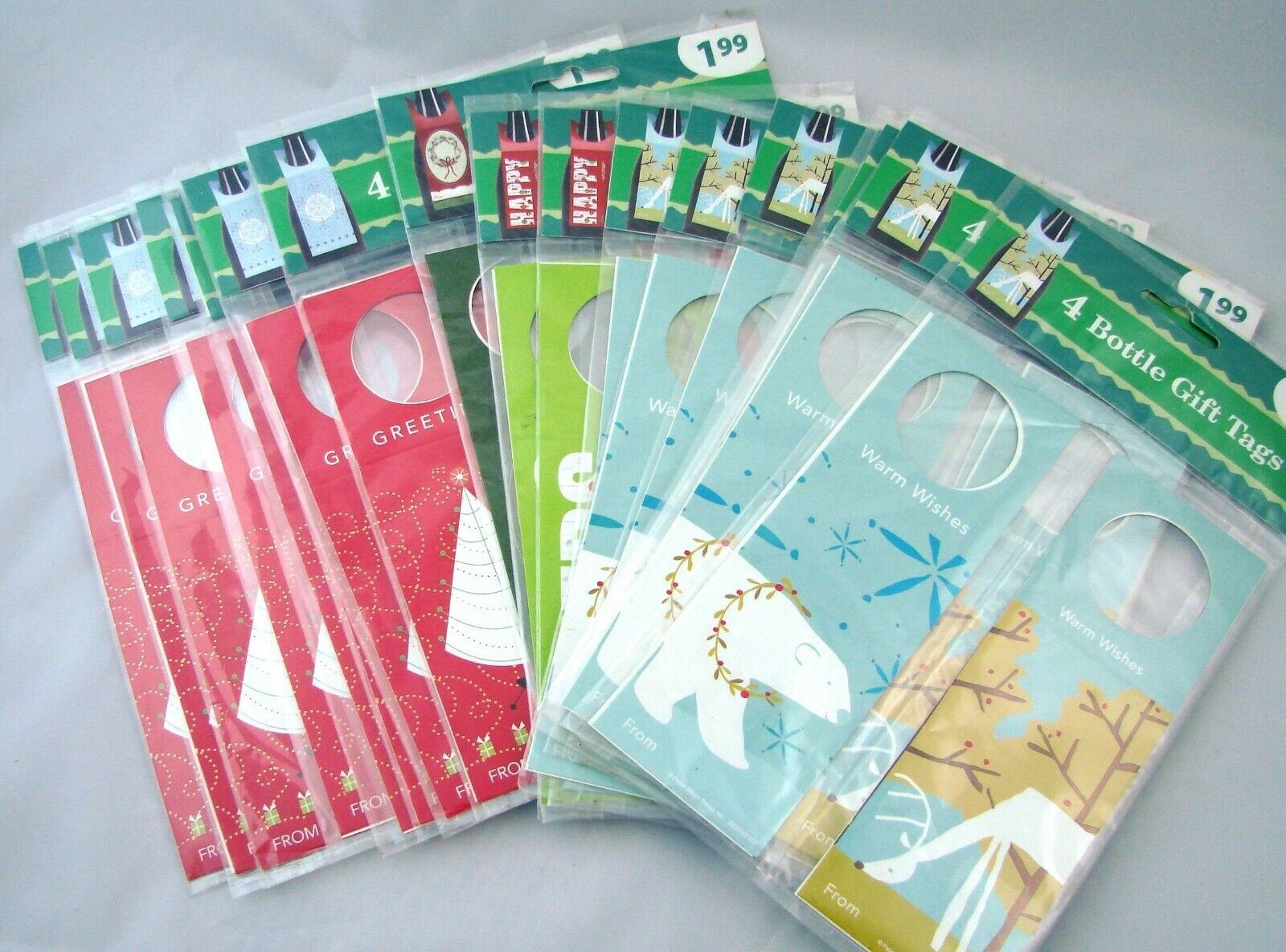 76 Paper Magic Group Large Bottle Gift Tags Christmas Holiday Wrapping Crafts - $19.00