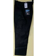 Dickies Men&#39;s Relaxed Fit Straight Leg Cargo Pants Black 34X34 - $24.97