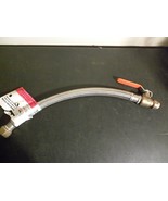 SharkBite 18&quot; Water Heater Connector w/Ball Valve, 1/2&quot; x 3/4&quot; FIP - $24.75