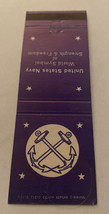 Vintage Matchbook Cover Matchcover Military US Navy - £1.60 GBP