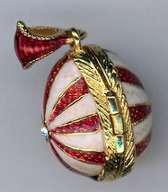 Russe Faux Pendentif Rouge / Orange Rayons W/Cristaux, Intérieur un Ange - $48.95