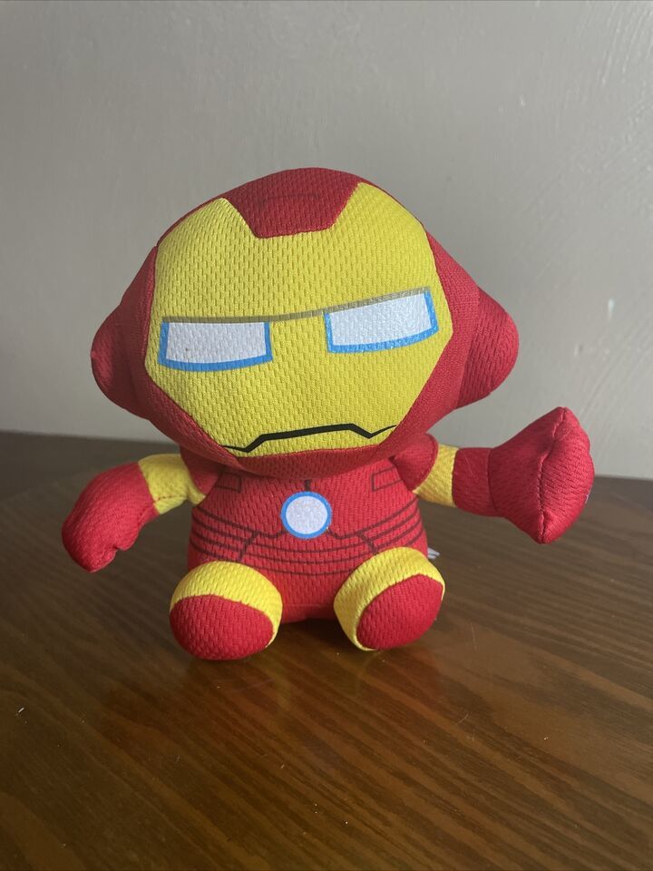 Iron Man Teenie Baby TY Marvel Comics 6” Plush Toy Super Hero No/ Tag - $0.99
