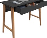 Parma 42 Inch Modern Desk, Home And Office Small Computer Desk With, Bed... - £180.93 GBP