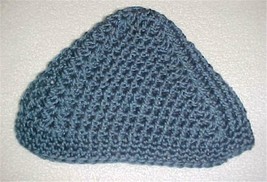 Hand Crochet Hat/Cap (Deep Blue) NEW - $9.46