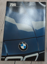 1986 BMW 735i Dealer Showroom Sales Brochures Catalog Auto Car 32 Page - $18.80