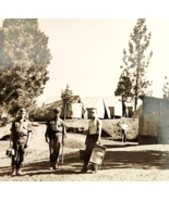1940s WW2 RPPC Military Army Camp Postcard Real Photo Unposted Antique F10A - €25,86 EUR