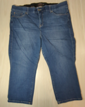 Torrid Crop Bombshell skinny Blue Jeans size 24 - £16.07 GBP