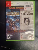 Bioshock &amp; The Elder Scrolls IV: Oblivion Combo ( Xbox 360, 2007)VERY NICE - £4.78 GBP