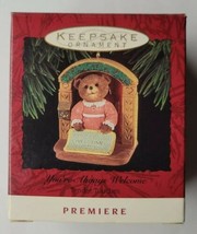 Hallmark Keepsake Ornament Tender Touches You&#39;re Always Welcome Dated 1993 - £6.25 GBP