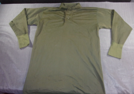 Usmc Army Usn Shirt Sleeping Heat Retentive Moisture Resistant 100% Poly Medium - $26.39