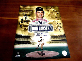 Don Larsen Yogi Berra 50TH Anniversary Yankees 56 Ws Pg Signed Auto 11X14 Larsen - £197.83 GBP