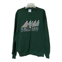 Vintage Ocean City Maryland Womens Green Made in USA Sweatshirt Size XL - $14.99