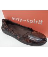 Easy Spirit Gabbie 3 Size US 6.5 M Women&#39;s Leather Ballet Flat Shoes Dar... - $47.70 CAD