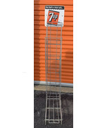  RARE 1950s 7up Sign Wire Rack Display Spring Loaded Mechanical Shelf  - £942.28 GBP