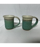 Vtg Set Of Handmade Art Pottery Coffee Mug Cup Signed By Artist MARGIE (... - €25,75 EUR