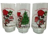 Coca Cola Holly Hobbie Limited Edition Glasses Lot of 3  vtg - $14.72