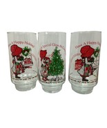 Coca Cola Holly Hobbie Limited Edition Glasses Lot of 3  vtg - £11.57 GBP