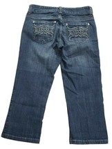 Suko Capris Size 6 Womens Medium Wash Low Rise Summer Denim Bottoms - £9.46 GBP