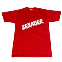 Vtg 1980s Sexauer Red Single Stitch Better Than A Coffee Break T-Shirt S... - £17.22 GBP