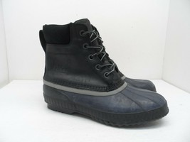 Sorel Mens Cheyanne Ii Lace Duck Boot Black/Black Size 9M - $85.49