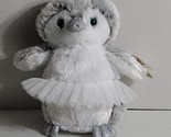 Ganz Ballerina Penguin Plush in Tutu 12&quot; Shiny Sliver Beak &amp; Feet Stuffe... - $12.84