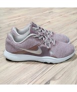 Nike Flex Trainer 8 Womens Size 7.5 Mauve Knit Running Shoes - £23.45 GBP
