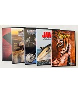 5 Discovery Channel DVDs Tigers Sharks Dinosaurs American Bikers Nefertiti - £22.82 GBP