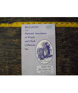 NAWCC Bulletin August 1977 American Clock Glass, Reverse Painting Techni... - $183.21 MXN